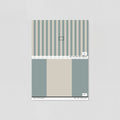 Sample of Simply Stripes (Blue) Wallpaper
