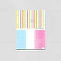 Sample of Bonnie Bright Stripes Wallpaper