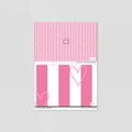 Sample of Candy Heart Stripes Wallpaper