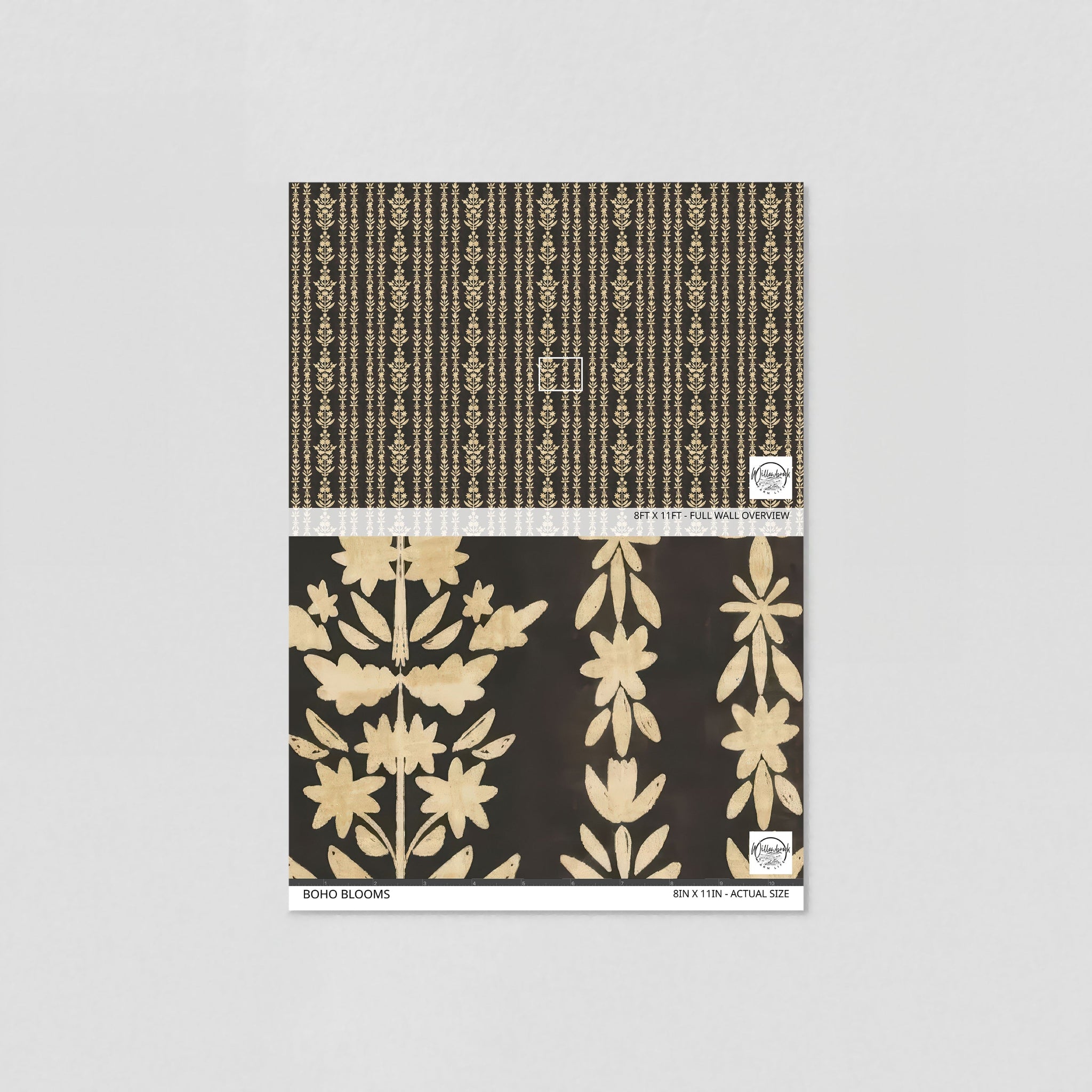 Boho Blooms Wallpaper