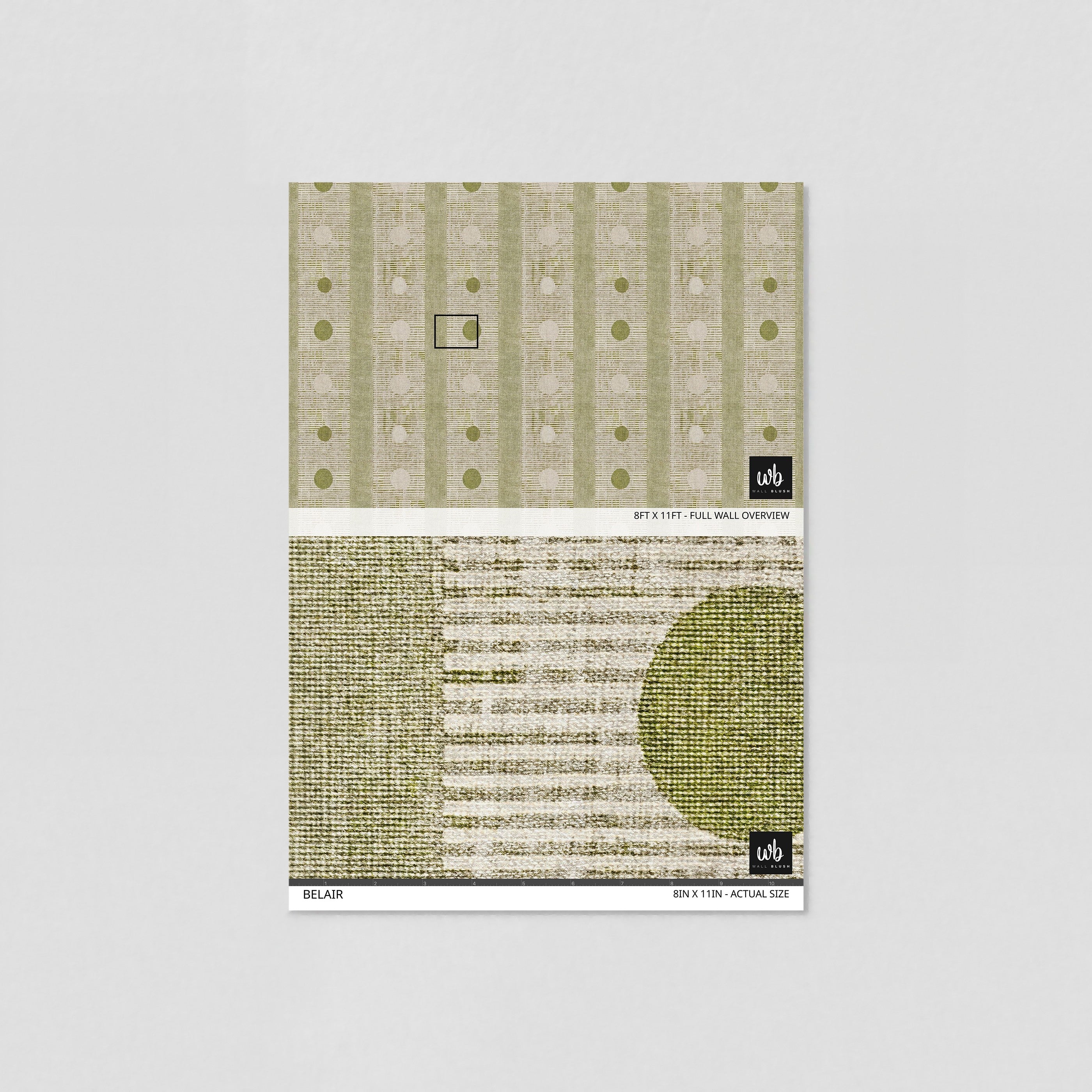 Belair Wallpaper - 8 FT H X 10 FT W Luxe Peel and Stick