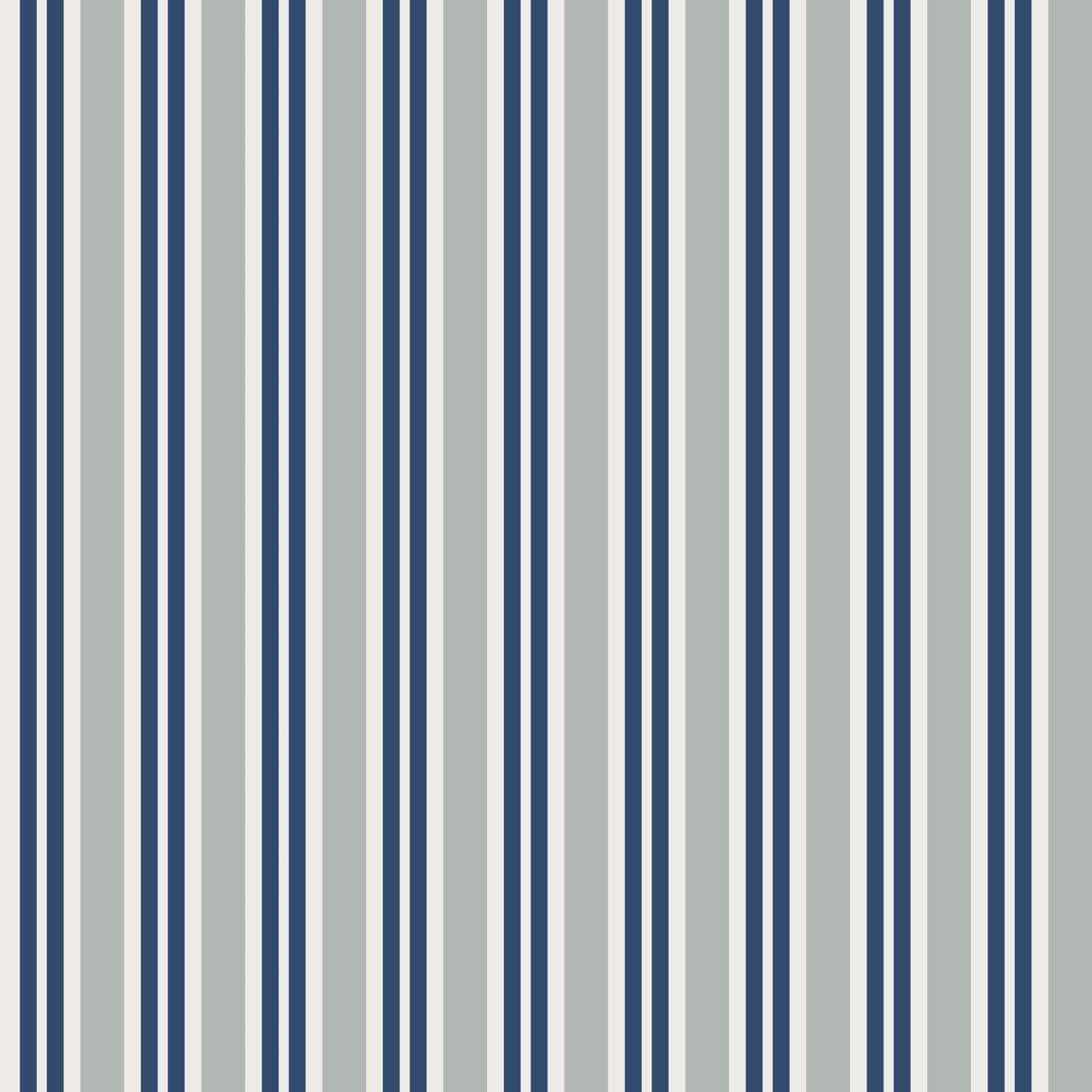 "Wall Blush Crue Wallpaper with vertical stripes installed in a contemporary living room, accent wall focus."