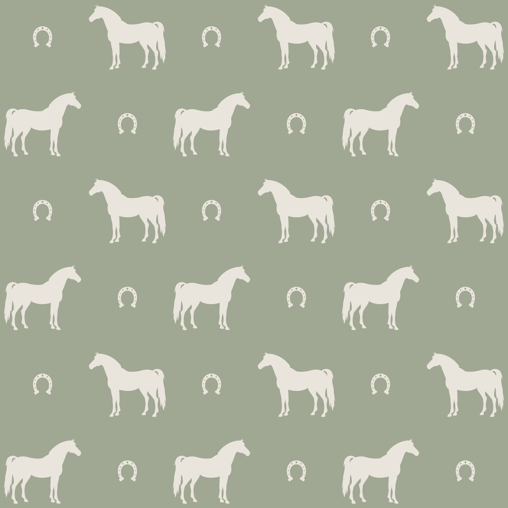 Holy Hooves (Sage) Wallpaper