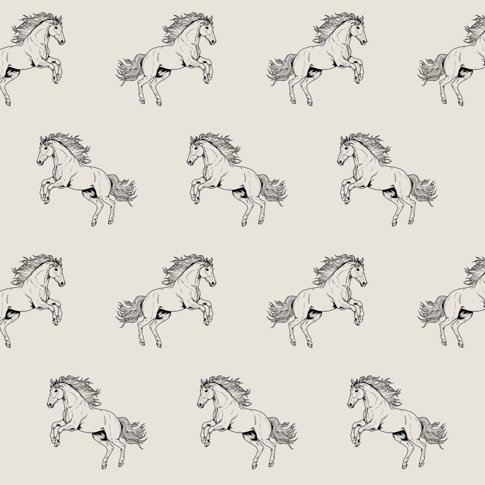 Bronco Blessing (Off-white) Wallpaper
