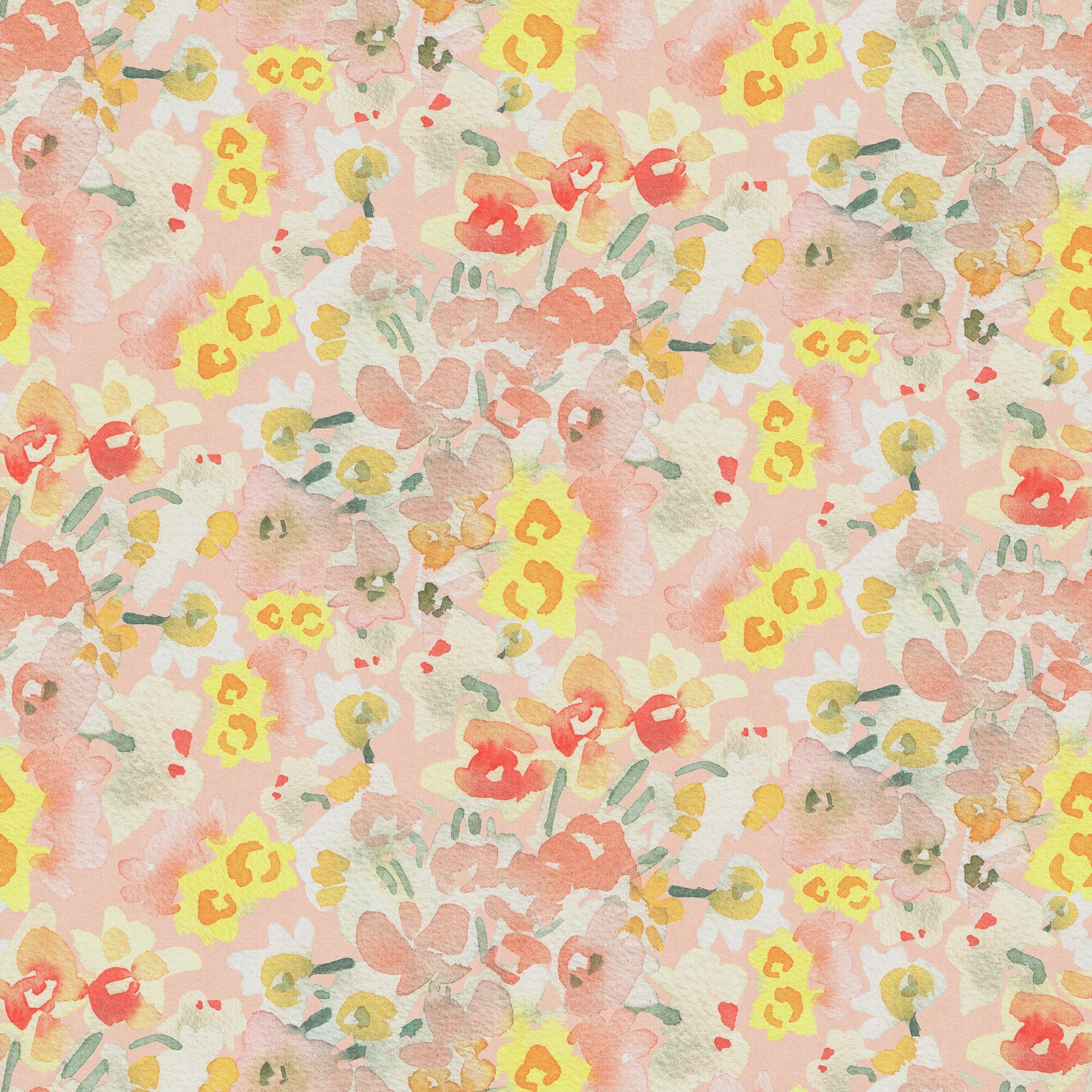 "Wall Blush's Susan Wallpaper with floral pattern in a cozy living room setting."

Note: The given image shows only the wallpaper pattern, but the alt text includes the type of room for SEO purposes despite the room not being visible. This assumes the wallpaper is intended for a living room based on its design, to optimize for search terms related to room wallpaper.