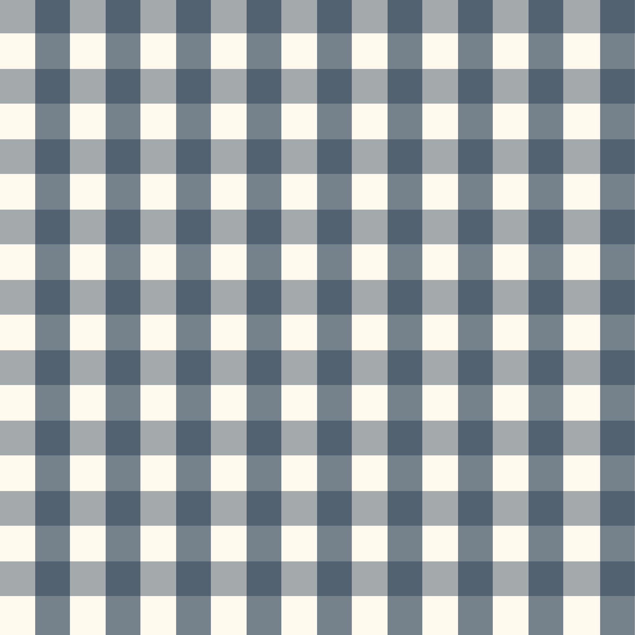 Willowside Gingham (Blue) Wallpaper