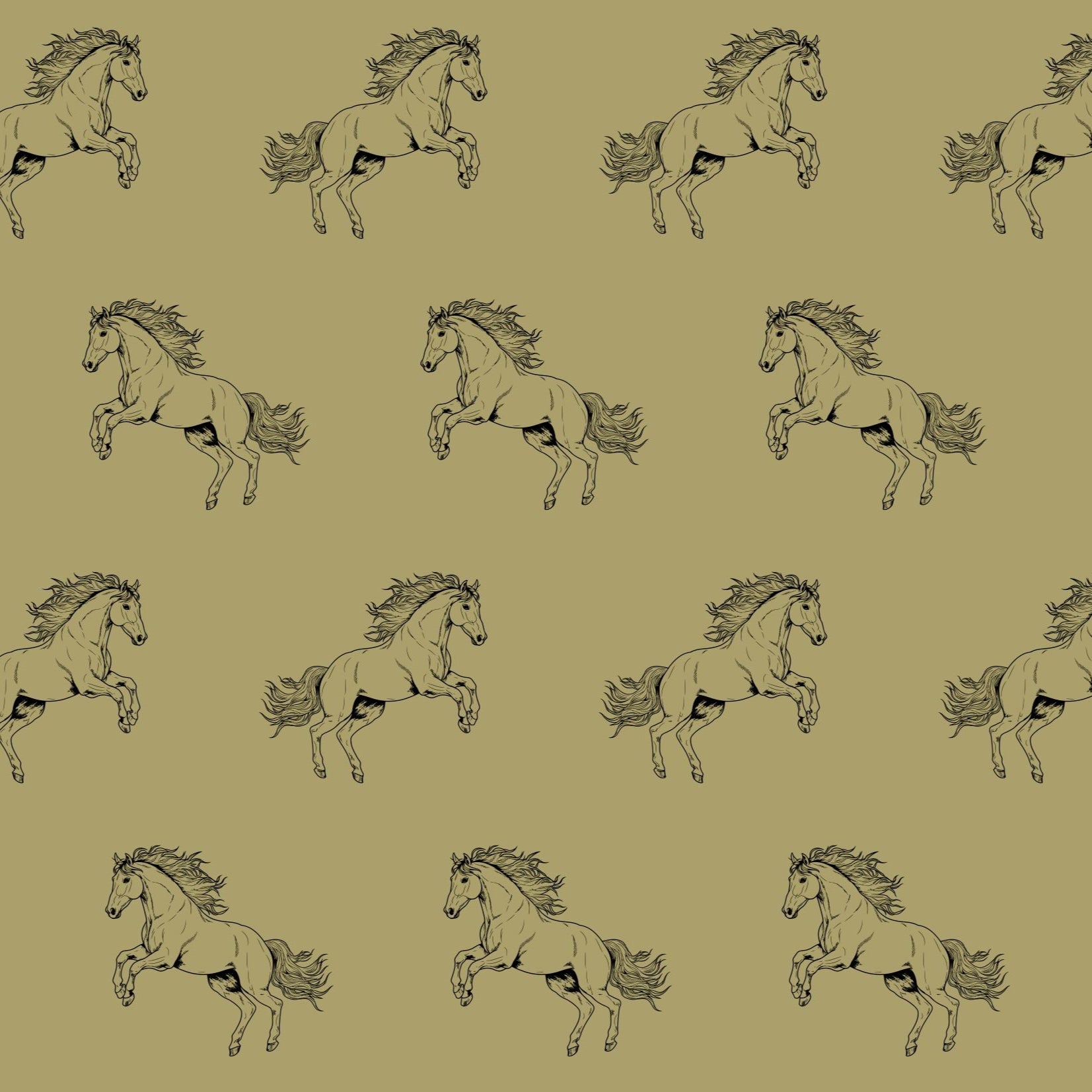 Bronco Blessing (Olive) Wallpaper