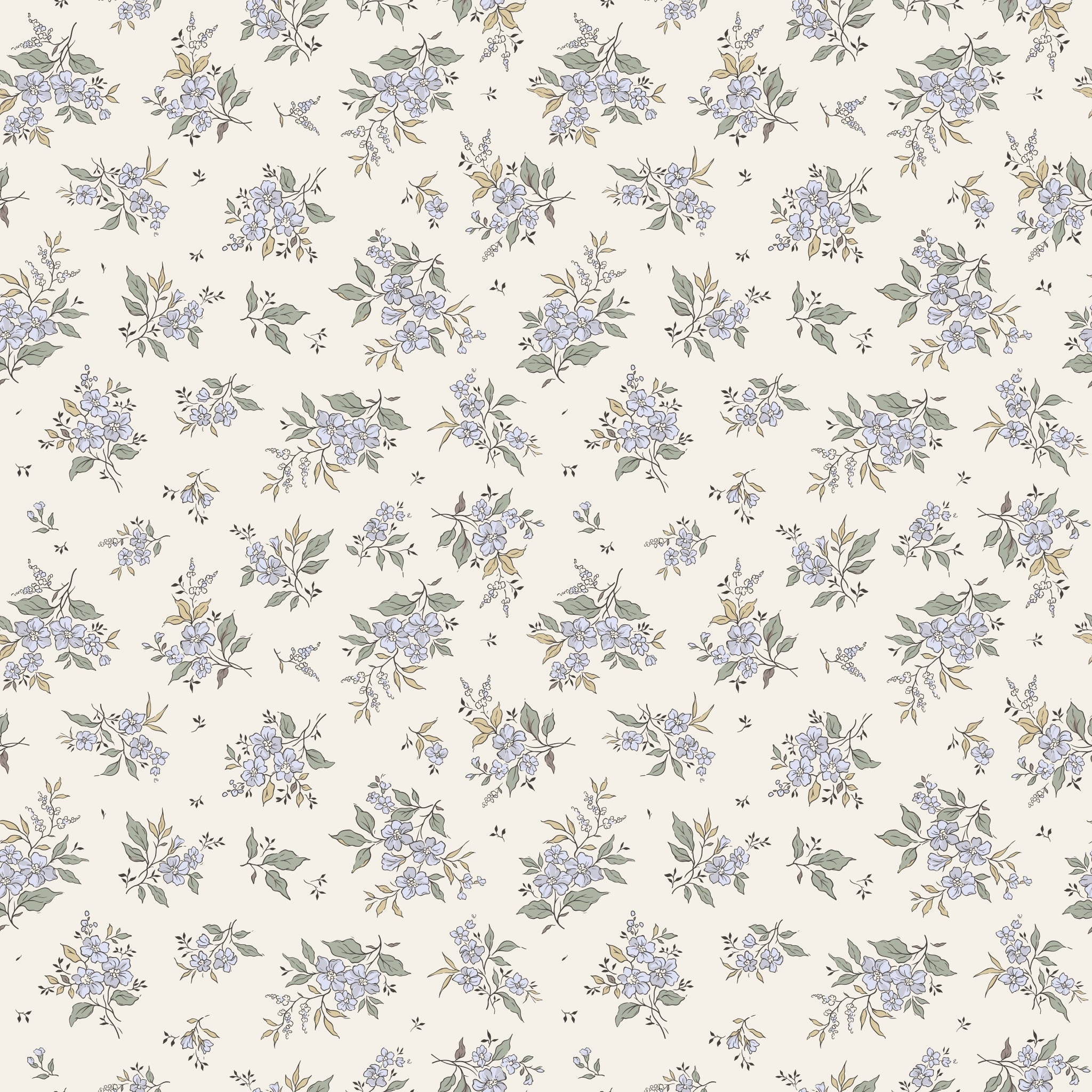 "Little Miss Wallpaper by Wall Blush showcasing floral design in a bedroom interior, highlighting elegant wall decor."
