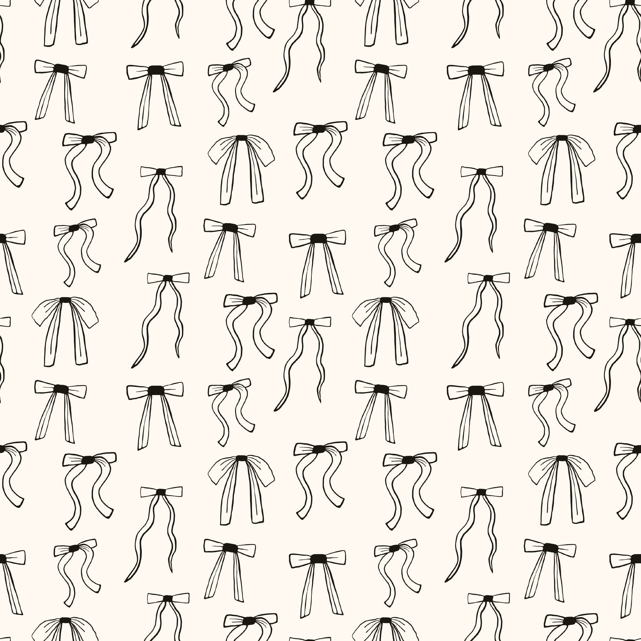 Perfectly Tied (Cream) Wallpaper