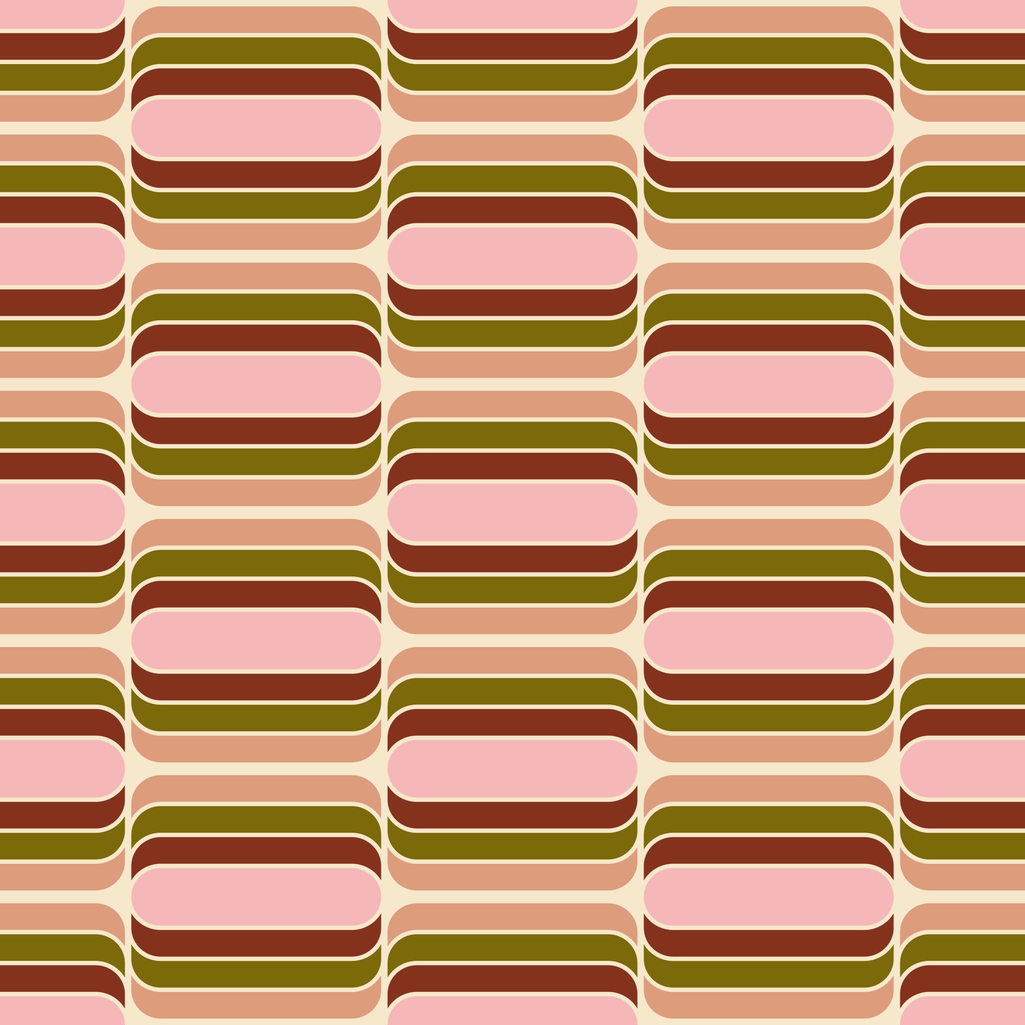 "Wall Blush's 30 and Flirty Wallpaper adds a playful touch to a modern room's decor."

(Note: The provided image only shows a wallpaper pattern. Since there's no actual room visible in the image, the alt text assumes the wallpaper is used in a modern room based on the style of the wallpaper. If there were a room in the image, the type of room should be included in the alt text according to the user's instructions.)