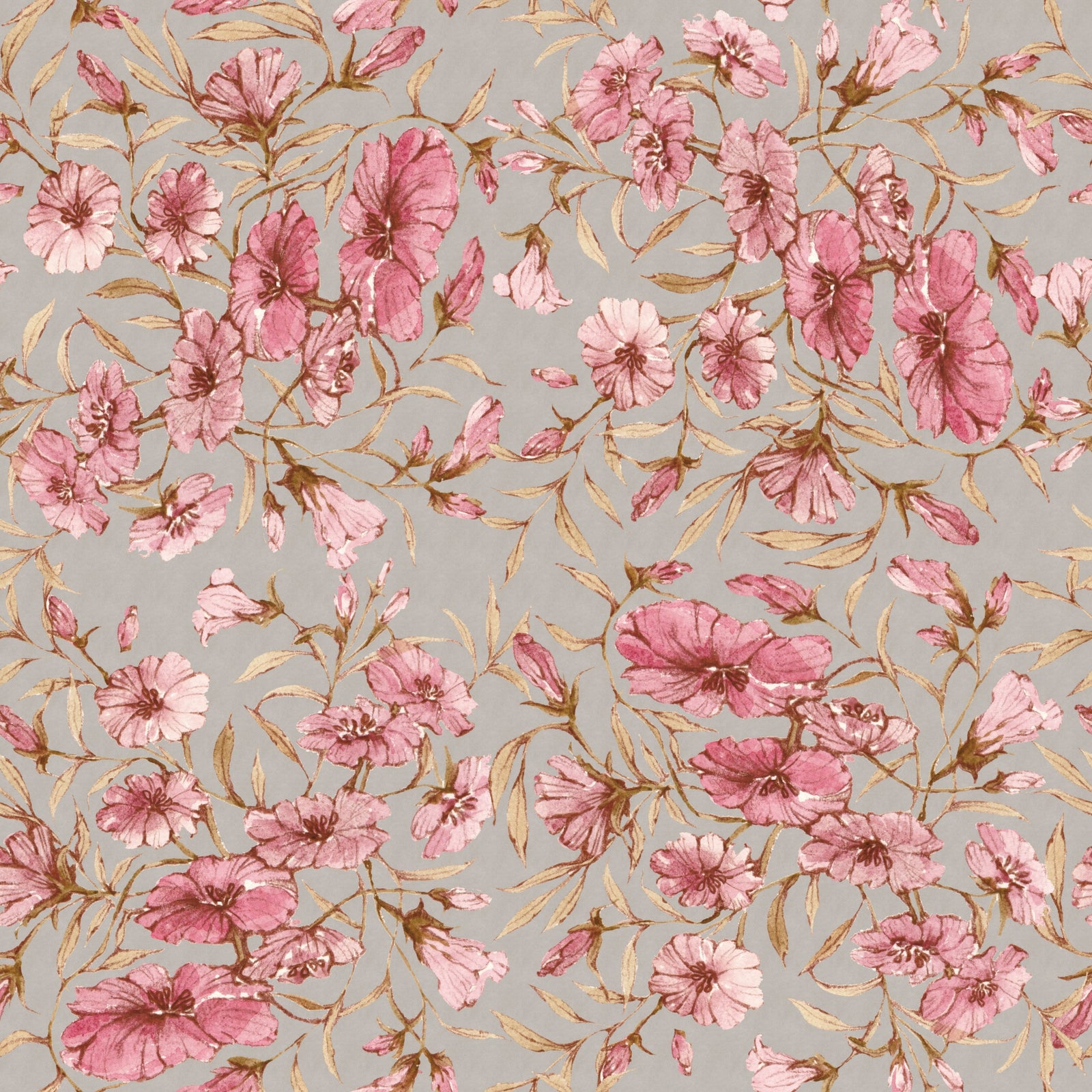 Rebecca fancy floral wallpaper