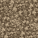 "Burnett Wallpaper by Wall Blush in elegant living room setting, floral pattern focus for stylish interiors."