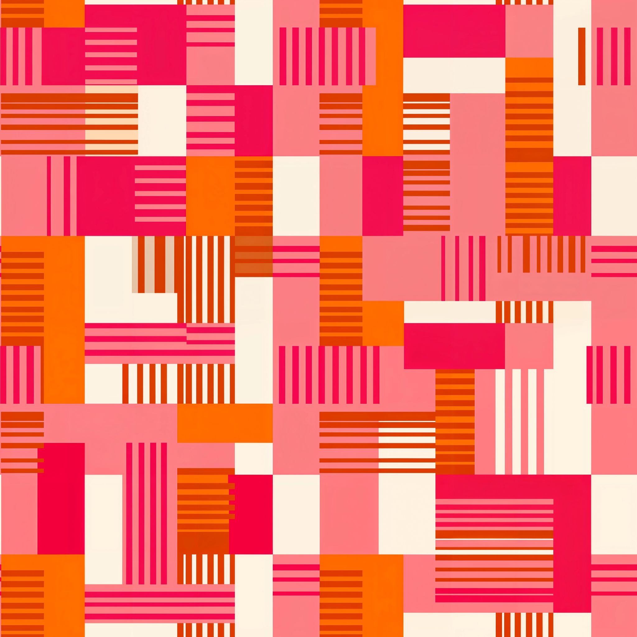 Block Party Wallpaper - 8 FT H X 25 FT W Traditional