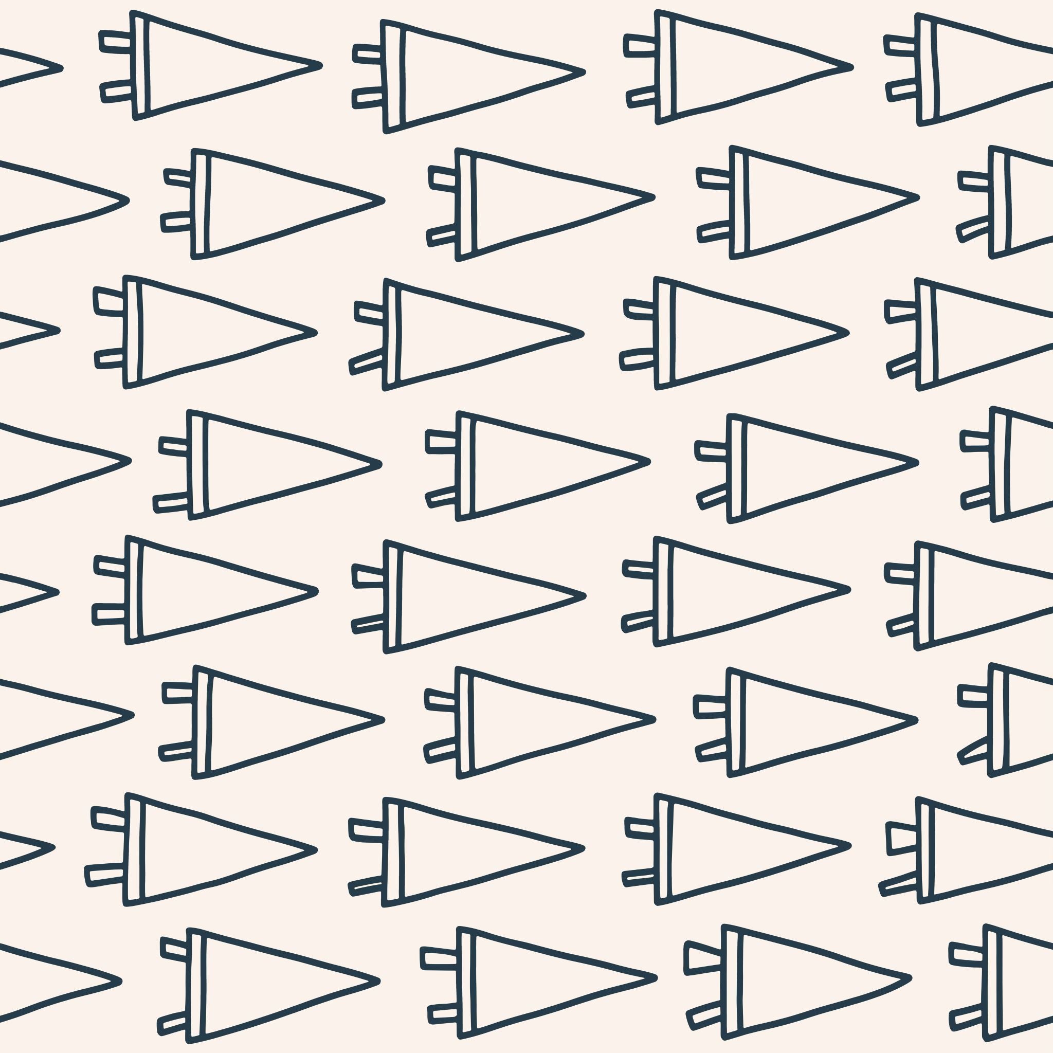 Game Day Pennants Wallpaper