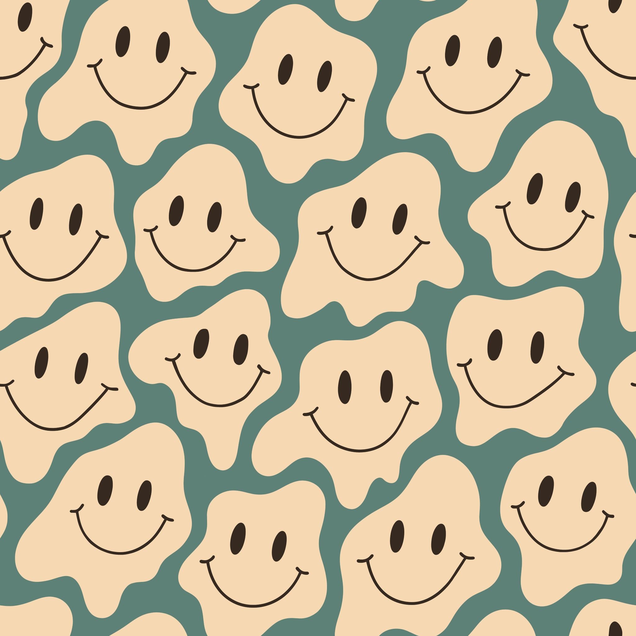 Melting Smiley Wallpaper