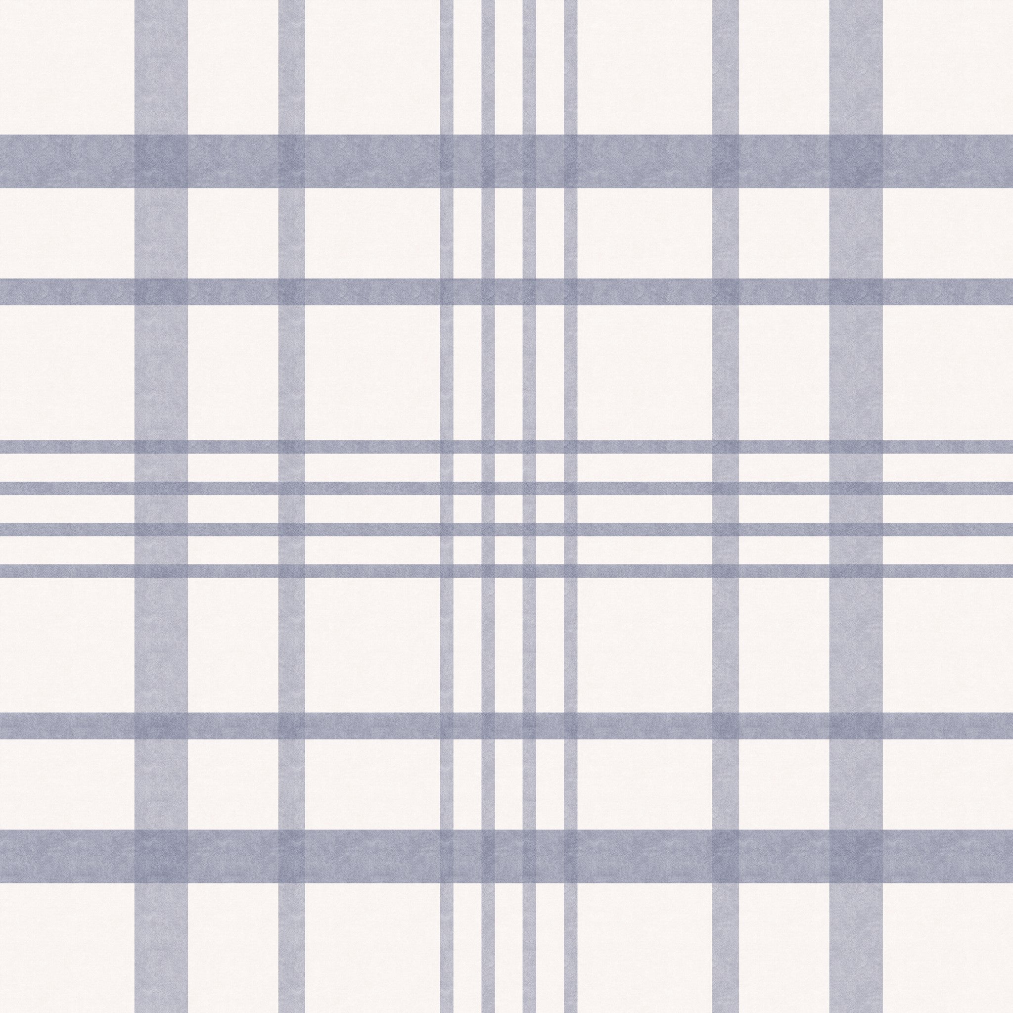 Soft blue plaid wallpaper pattern on neutral background