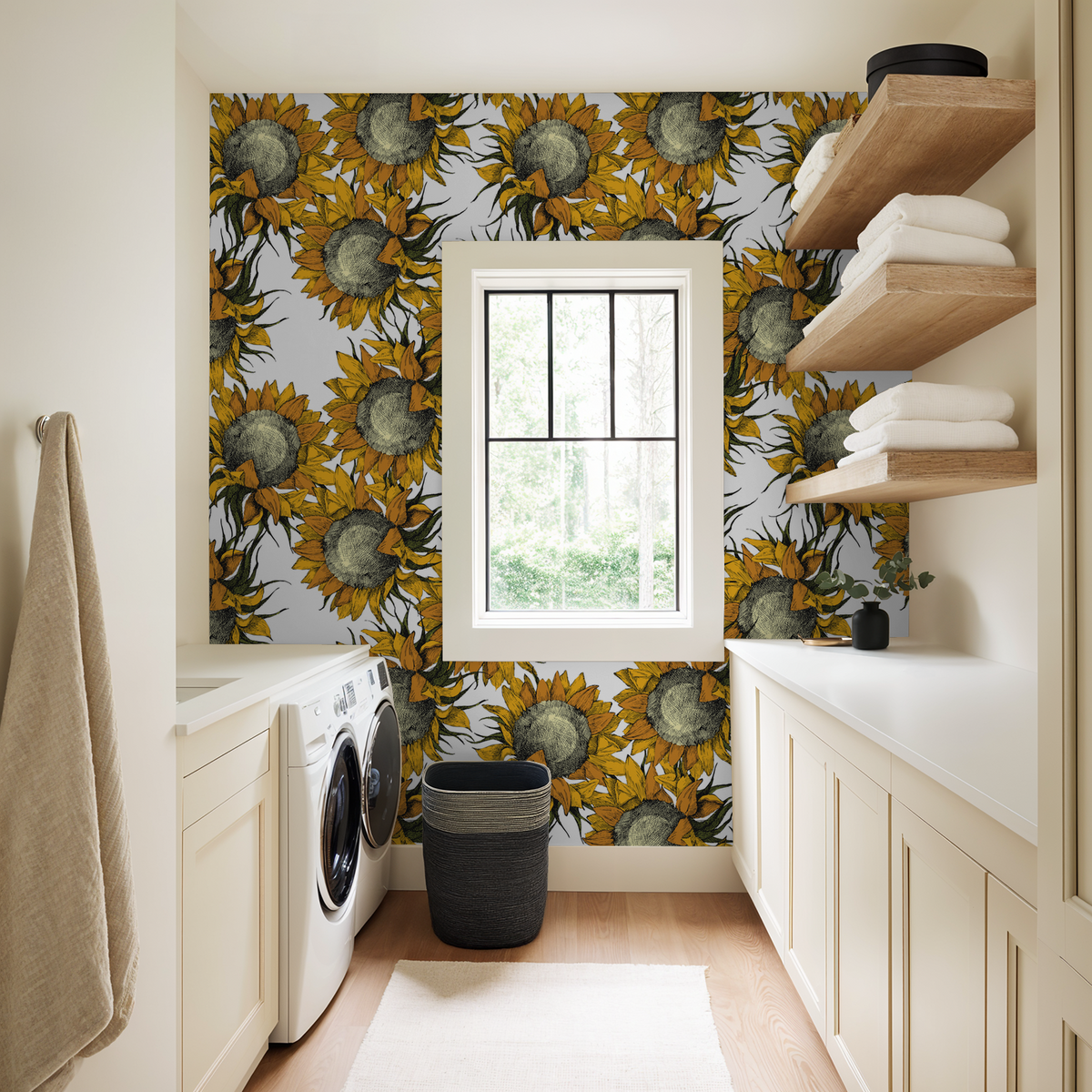 Arie - Sunflower Wallpaper by Chelsea Houska DeBoer