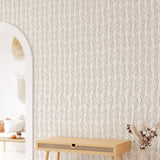 Sweet Ava Ryan Wallpaper from The Tamra Judge Line enhancing a modern bedroom's decor.
