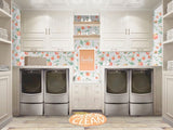 Peachy Clean - Fruit Wallpaper - WALL BLUSH