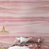 Fraya (Passionfruit) Wallpaper from The Ania Zwara Line featured in a stylish bedroom setting.
