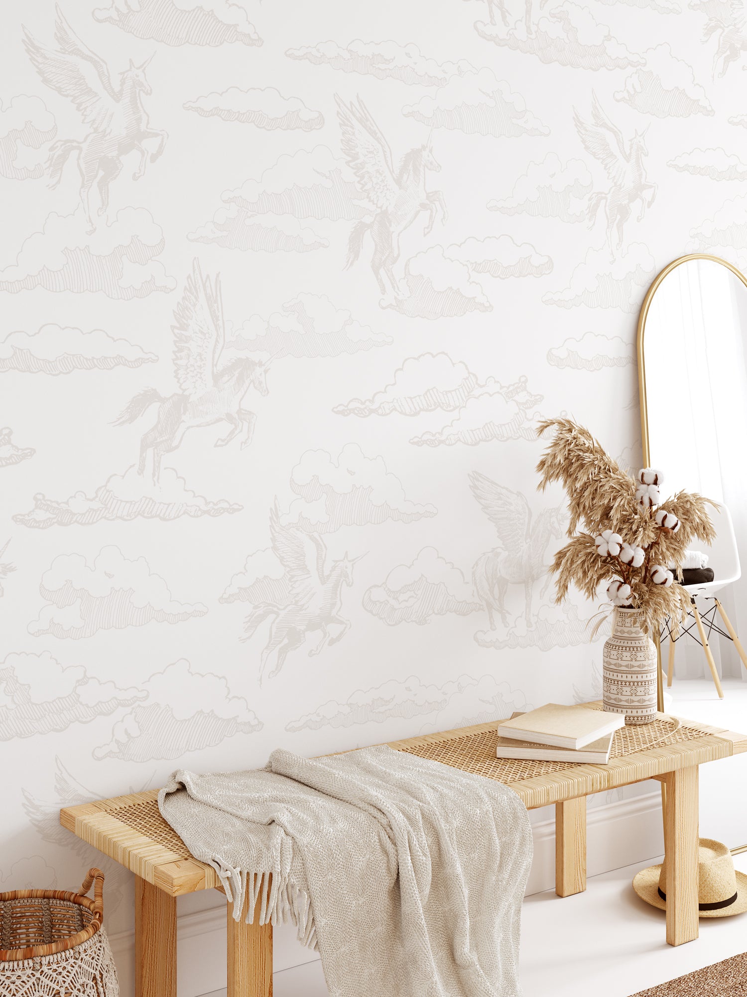 Enchanted - Off White Edition Wallpaper - Wall Blush SG02 from WALL BLUSH