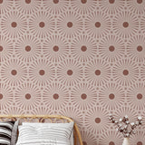 Esmeralda Wallpaper by Wall Blush SG02, elegant design in a cozy bedroom setting, highlighting the stylish wall decor.
