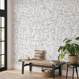 FACE IT Wallpaper - The MB Line from WALL BLUSH