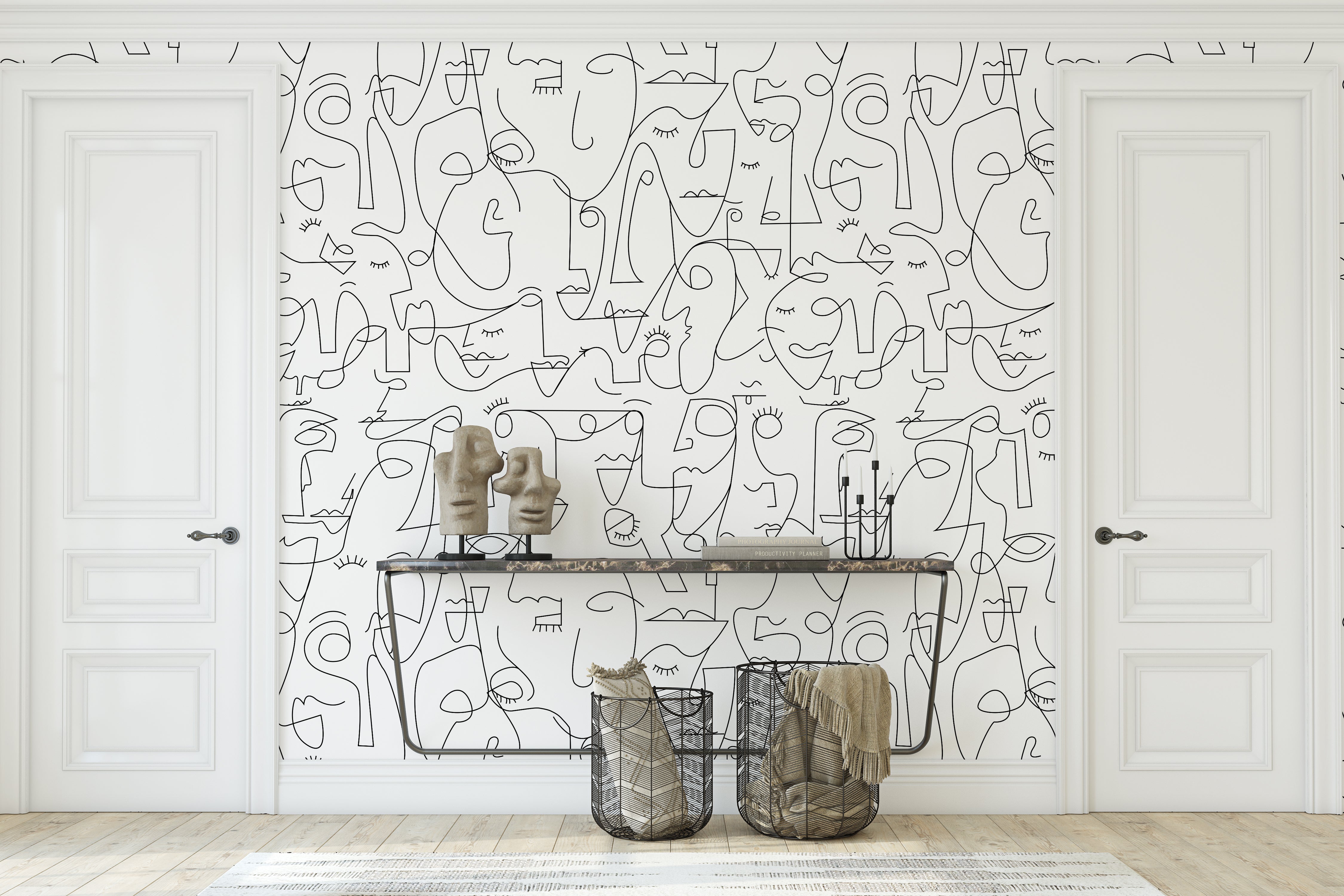 FACE IT Wallpaper - The MB Line from WALL BLUSH