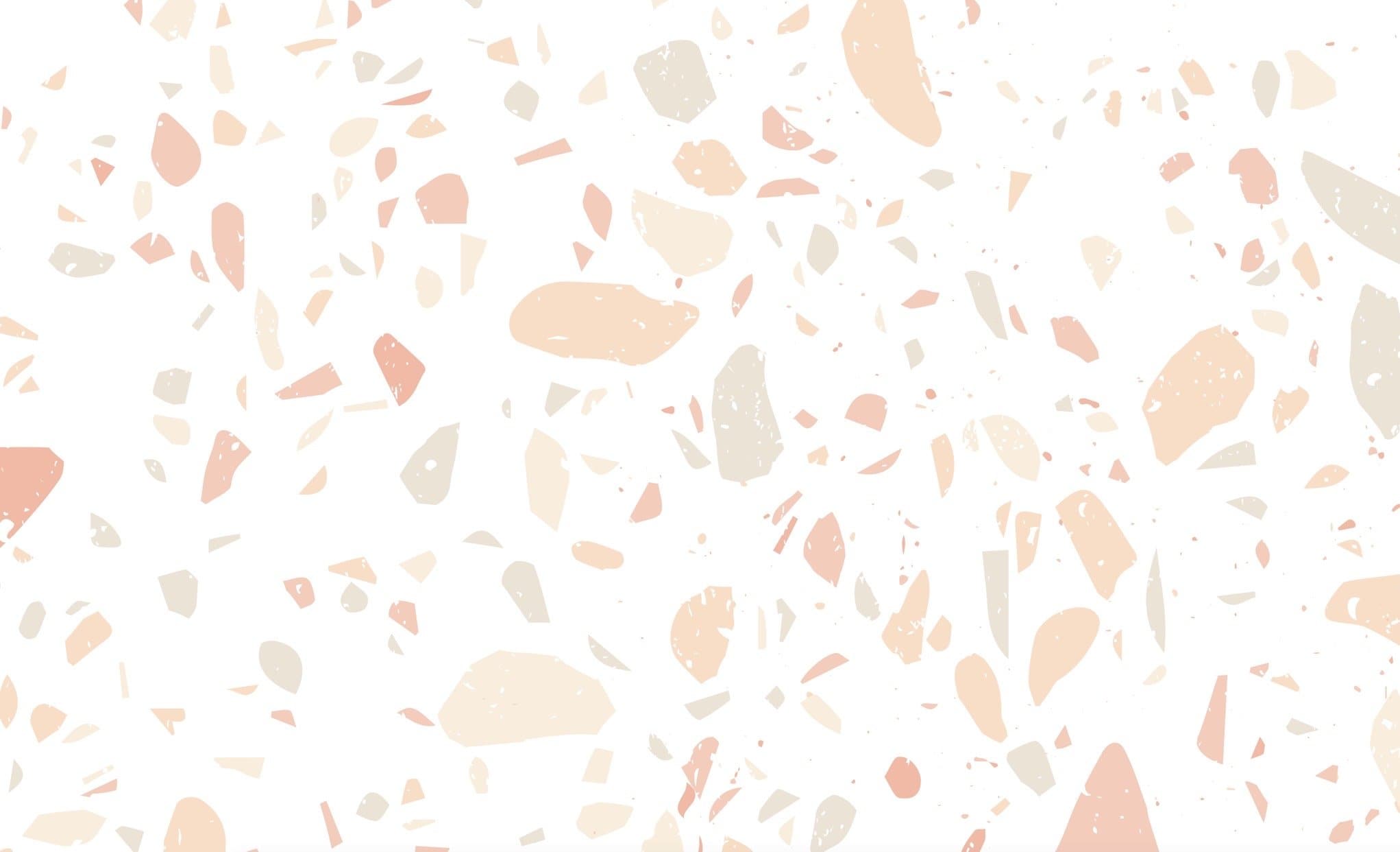 Earthy Terrazzo - WALL BLUSH