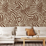 Modern Jules Wallpaper by Wall Blush SG02 featured in a stylish living room setup with focus on the wall pattern.
