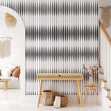 "Wall Blush 'Thats My Opinion Wallpaper' in a stylish, modern living room interior focus"