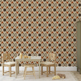 Maple Wallpaper by Wall Blush SG02, featured in stylish dining room, enhancing the space's ambiance.
