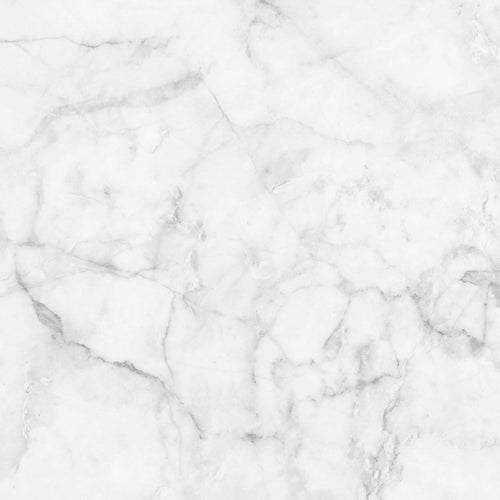 Petra - White Marble Infinity Mural - Peel and Stick Wallpaper