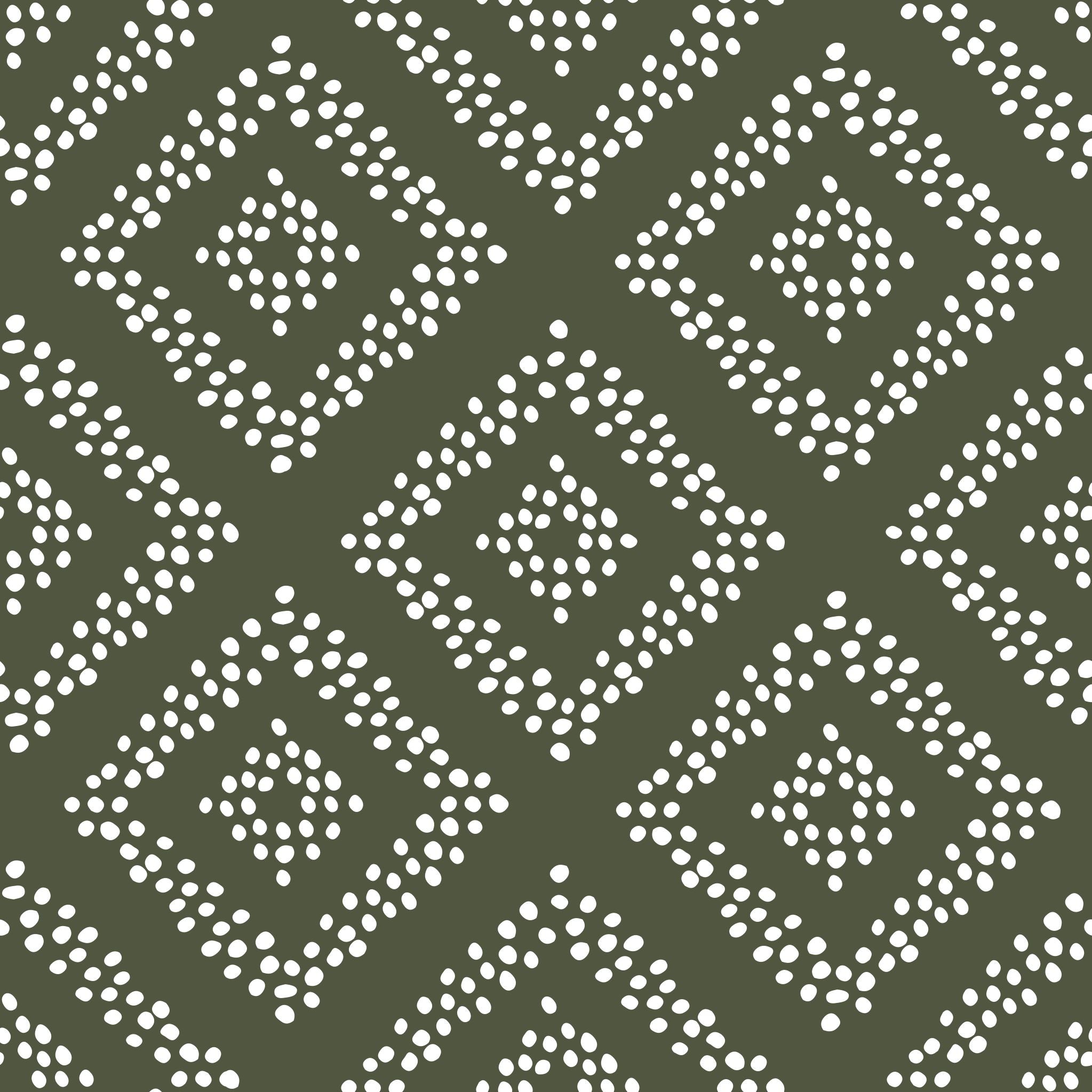 Wall Blush's Jude Wallpaper with geometric pattern in a modern living room setting. Focus on wall decor.