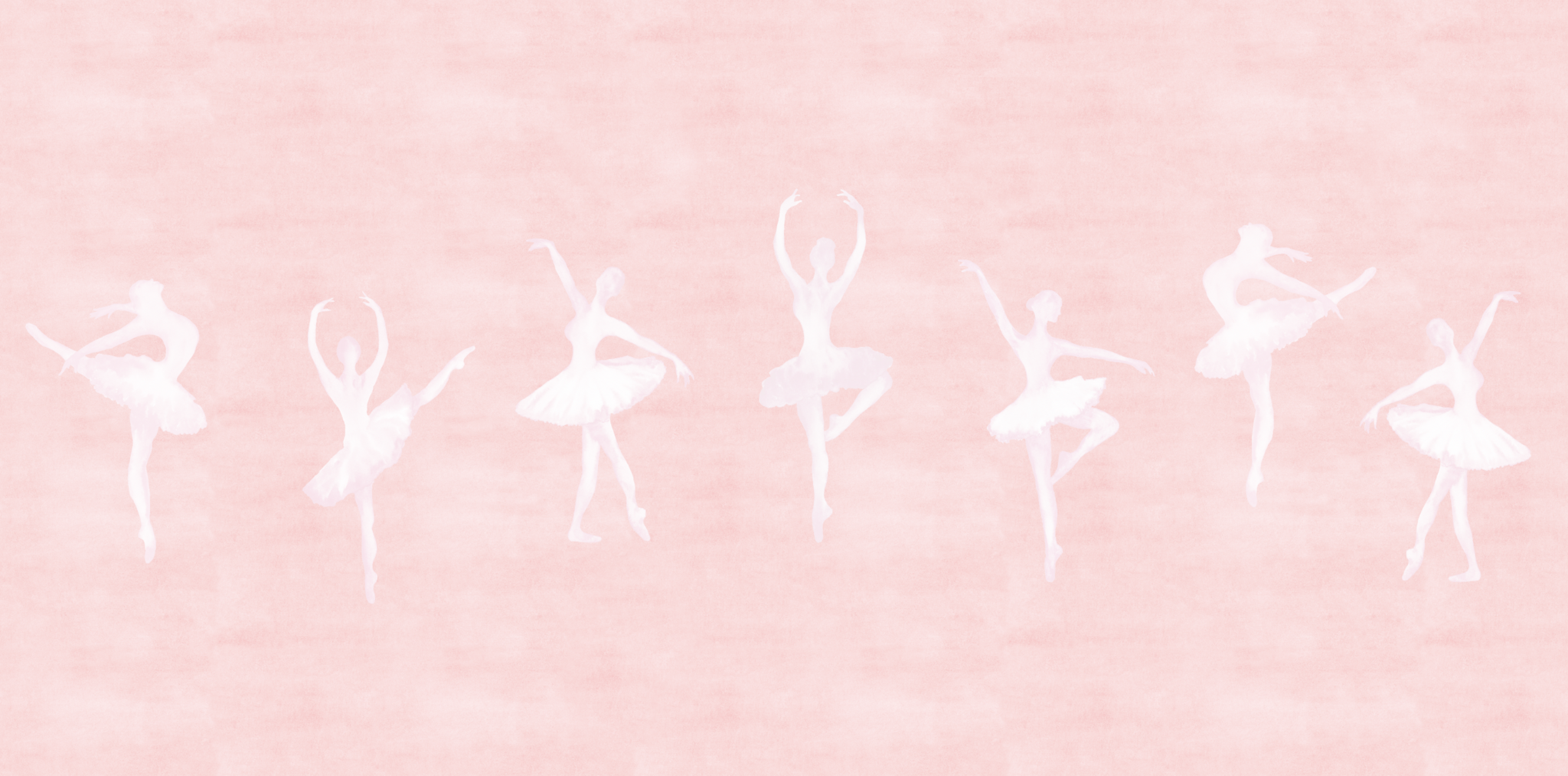 Pirouette (Mural Edition) - Blush Pink Dancing Ballerina Wallpaper– WALL  BLUSH