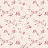 Elegant Coco's Cottage Wallpaper from The 7th Haven Interiors Line enhancing a classic living room.
