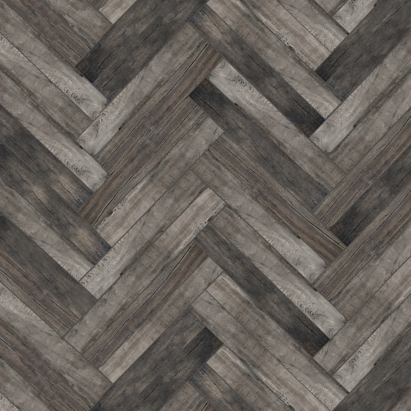 Country Roads Wallpaper featuring a herringbone pattern from The Tamra Judge Line installed in a modern living room.
