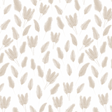 Neutral-toned Serena Wallpaper from Wall Blush with leaf pattern, ideal for modern living room decor.
