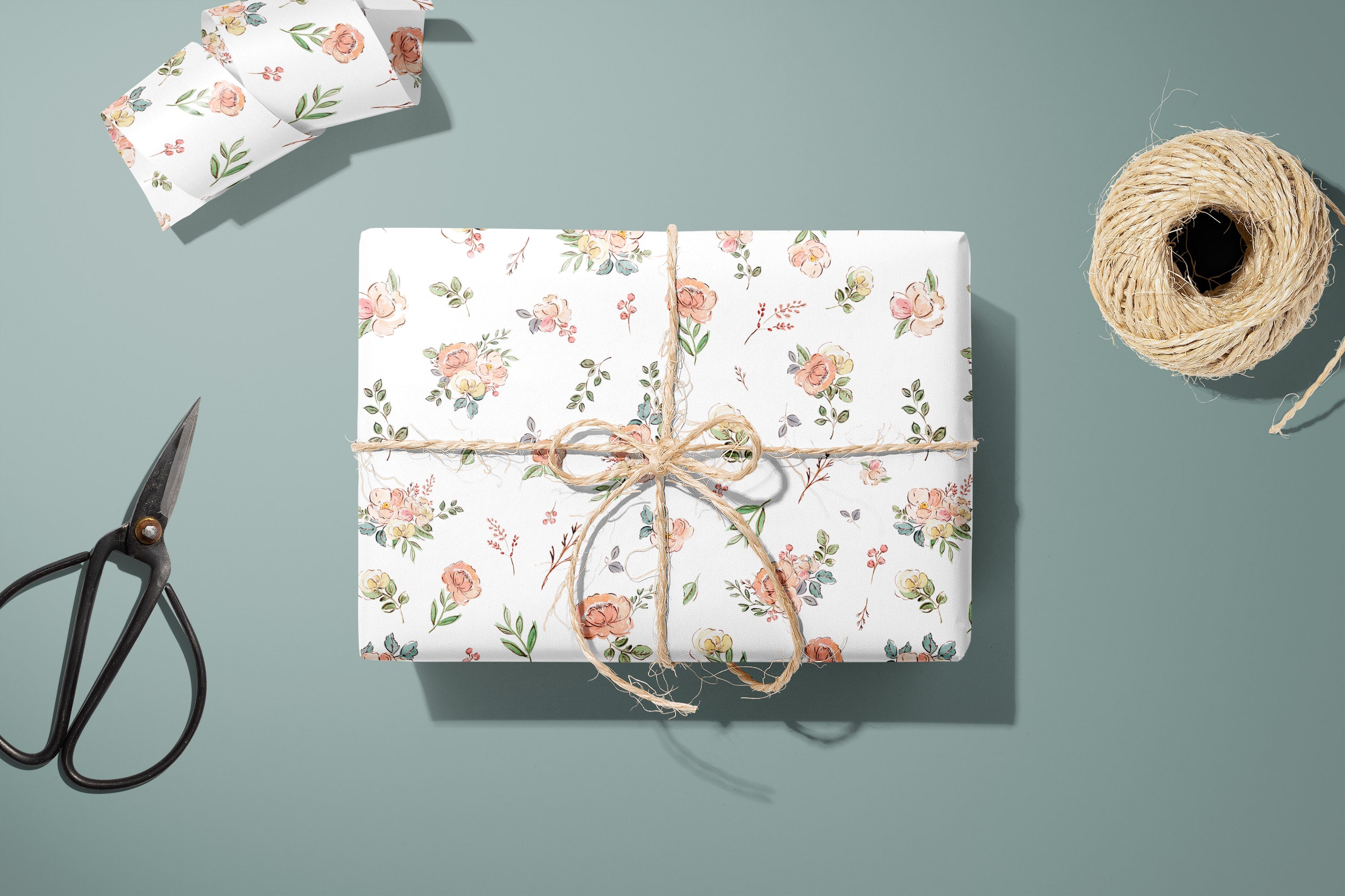 The Cosette Wrapping Paper - WALL BLUSH
