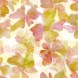 "Wall Blush's Time of My Life Wallpaper in a cozy bedroom, watercolor floral patterns creating a tranquil atmosphere."