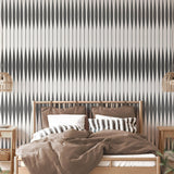 Thats My Opinion Wallpaper from The Tamra Judge Line in a stylish bedroom, showcasing elegant wall patterns.
