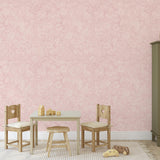 Charlotte's Chantilly Wallpaper from The 7th Haven Interiors Line in stylish kids' room interior.
