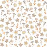 "Aria Wallpaper by Wall Blush with floral pattern in a home setting, perfect for enhancing the ambiance of a living room."