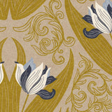 Josephine Wallpaper design by Wall Blush SG02, elegant floral pattern for stylish living room decor.
