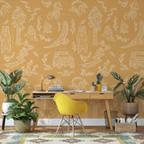 Adventure Awaits (Orange) Wallpaper Wallpaper - The Rayco Line from WALL BLUSH