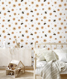 Bumble (White) Wallpaper - Wall Blush from WALL BLUSH