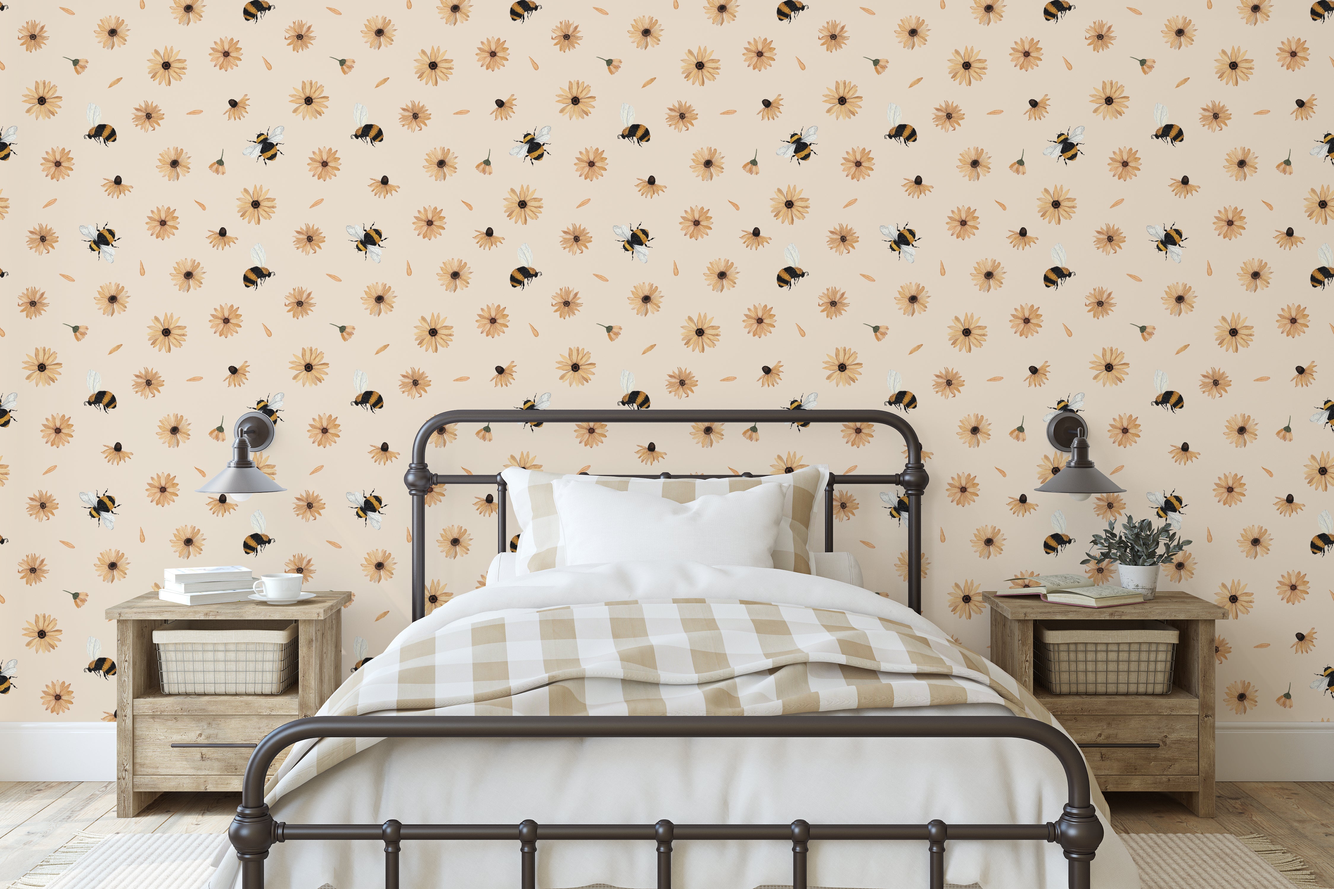 Bumble (Tan) Wallpaper - Wall Blush from WALL BLUSH