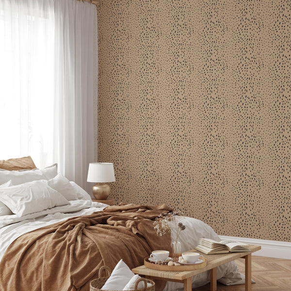 "Charlie" - Leopard Wallpaper by Chelsea Houska DeBoer– WALL BLUSH