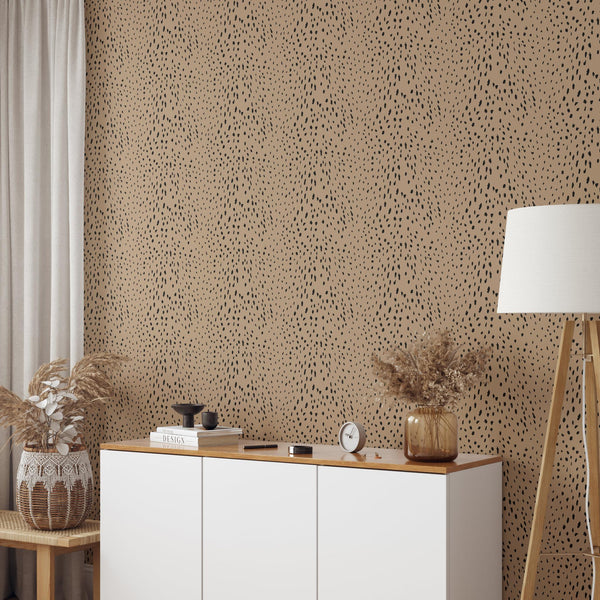 "Charlie" - Leopard Wallpaper by Chelsea Houska DeBoer– WALL BLUSH