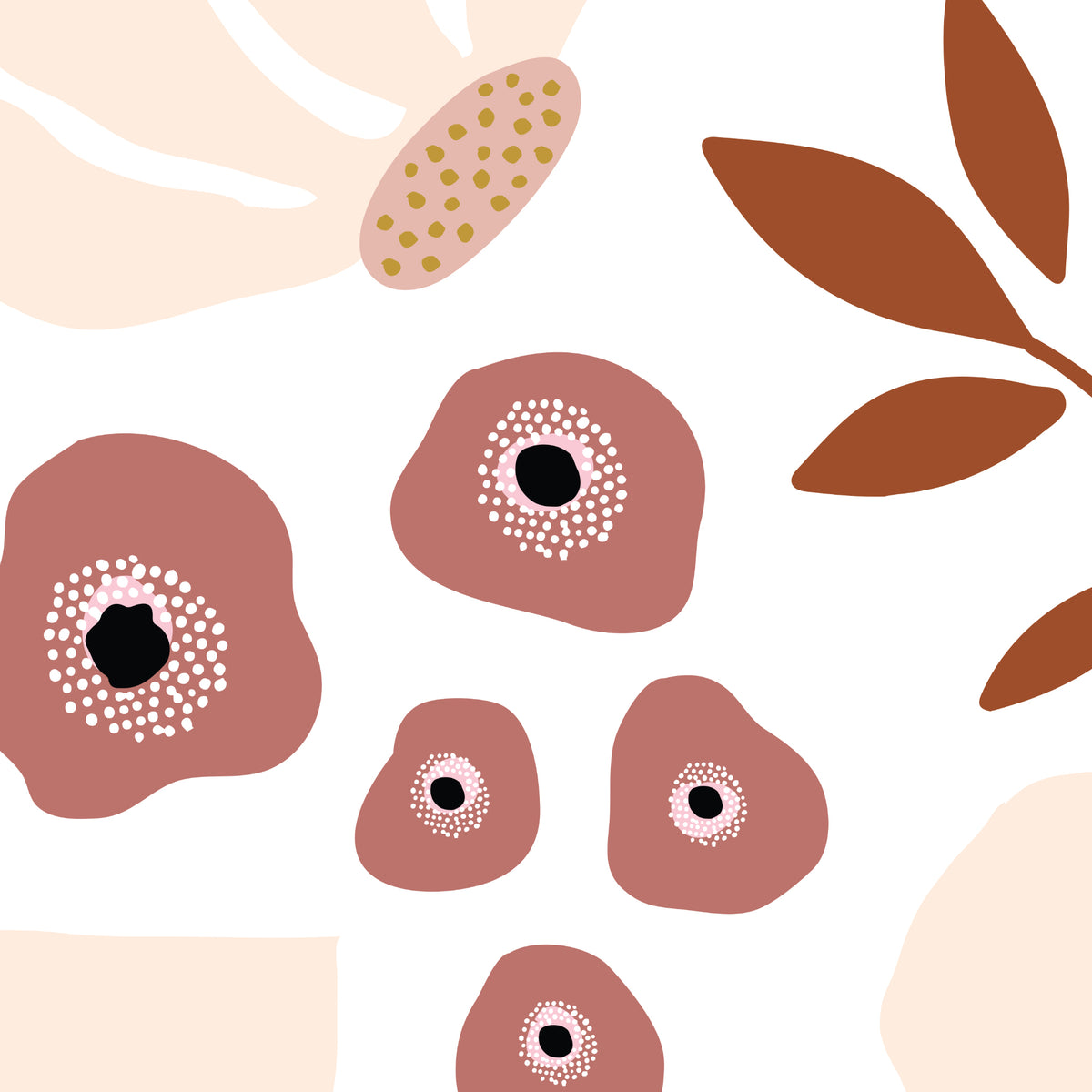 Mila - Boho Floral Wallpaper